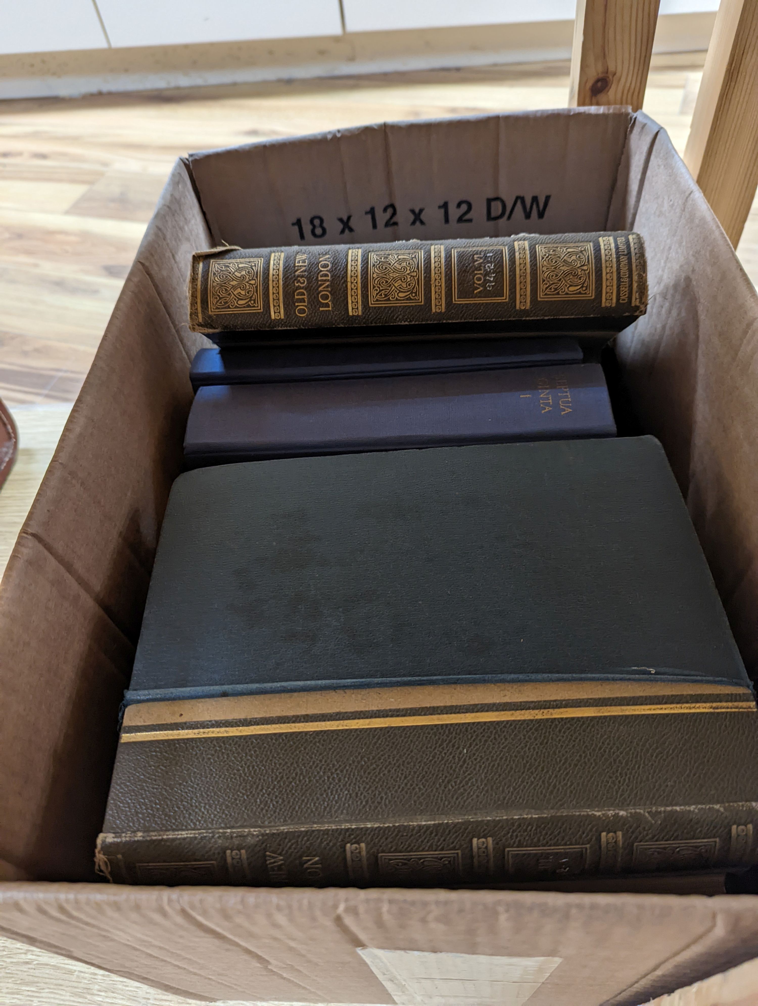 Miscellaneous Books - 19th and 20th centuries, mostly cloth bindings, 2 boxes